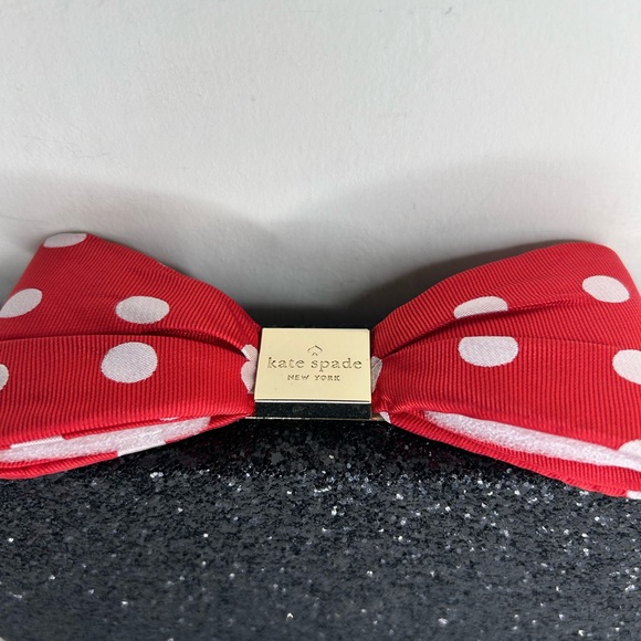 NWT Kate Spade x Disney Minnie Mouse BOW CLUTCH Crossbody Handbag Purse - Picture 6 of 9